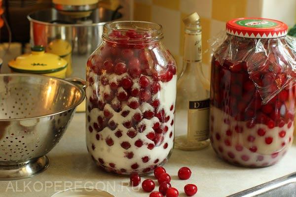 сделать вишневый ликер без водки домашний вишневый ликер
