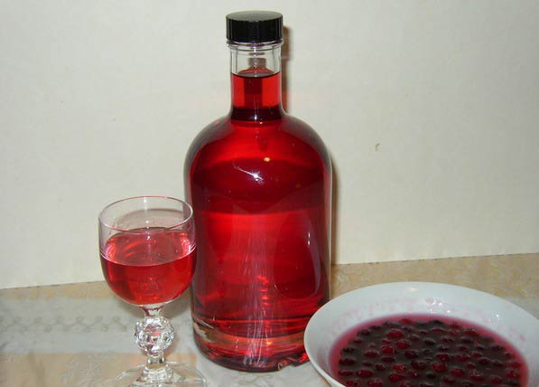клюквенная настойка