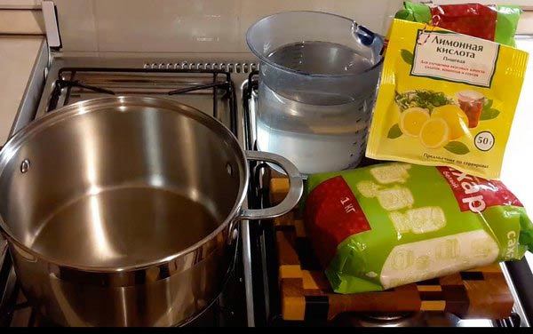 Инвертирование сахара для браги из фруктов