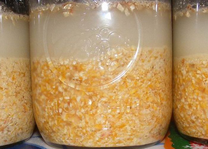 Кукурузная брага - процесс
